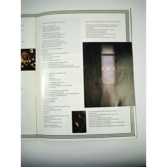 Meatloaf Bat Out of Hell II Back into Hell Folio Pamphlet 1993 Neverland - Picture 5 of 11